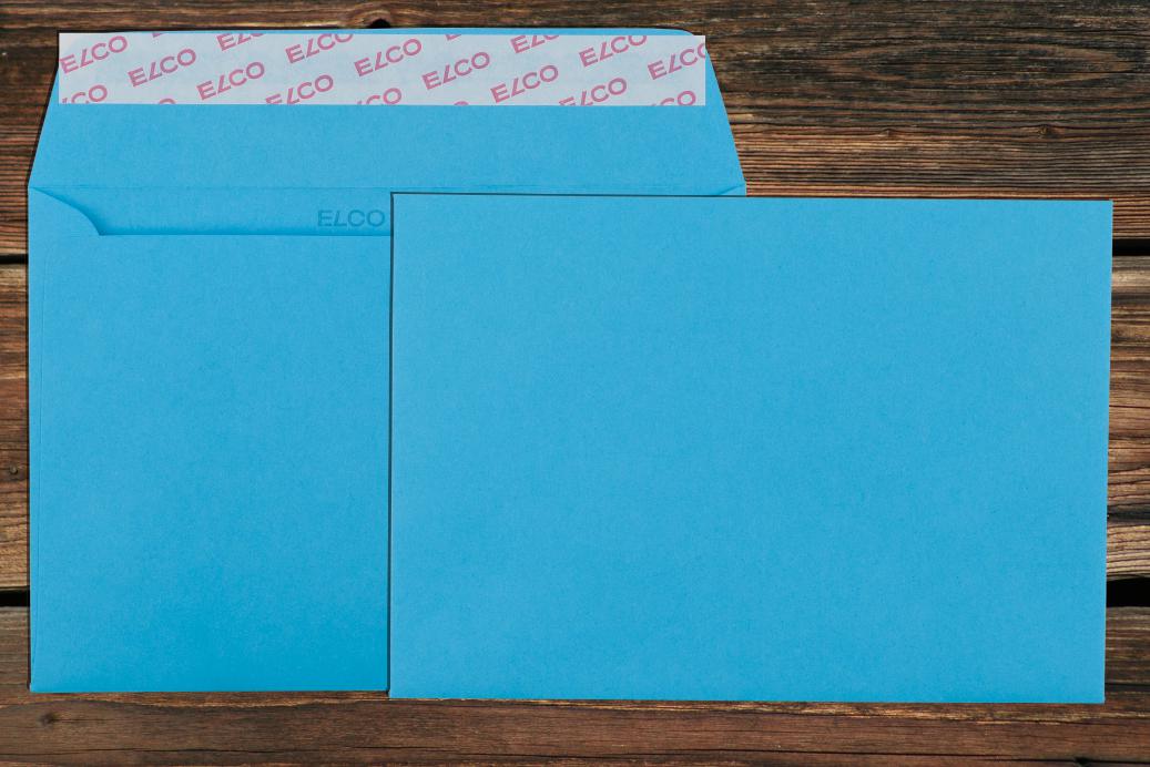 Briefhüllen C6 114x162 mm Haftklebend Intensivblau 100 g/qm